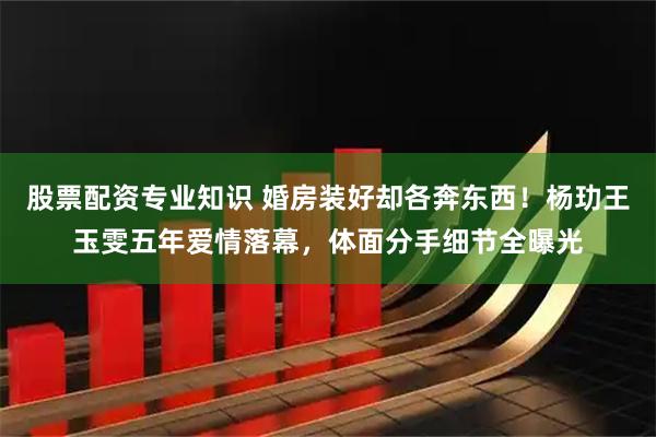 股票配资专业知识 婚房装好却各奔东西！杨玏王玉雯五年爱情落幕，体面分手细节全曝光